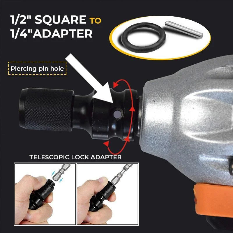 1/2" to 1/4" Hex Shank Adaptor