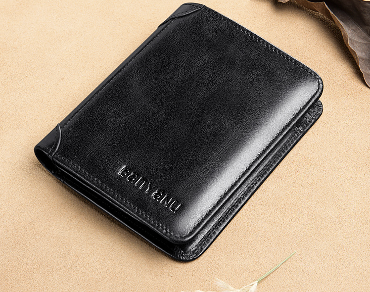 Genuine Leather Men Wallets