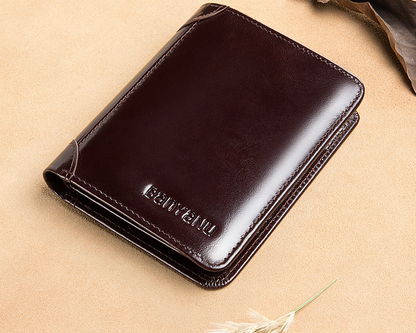 Genuine Leather Men Wallets