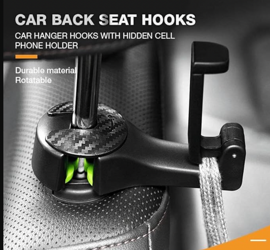 2 IN 1 Car Seat Back Hook